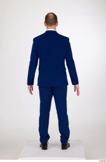  Serban black oxford shoes blue suit blue suit jacket blue suit trousers blue tie business dressed standing whole body 0005.jpg